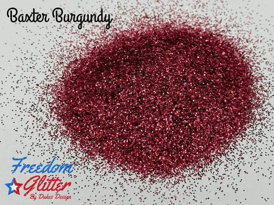 Baxter Burgundy (Metallic Glitter)