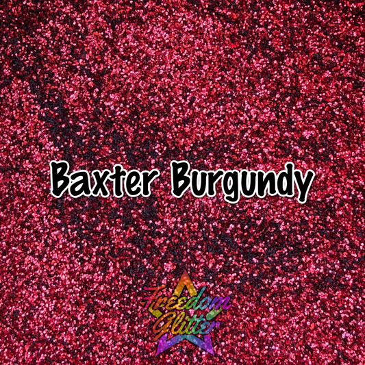 Baxter Burgundy (Metallic Glitter)