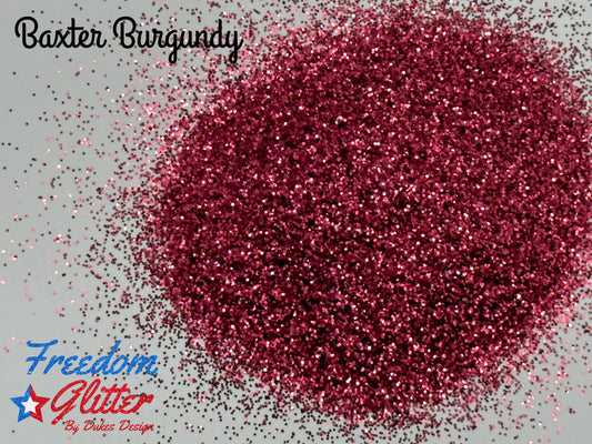 Baxter Burgundy (Metallic Glitter)