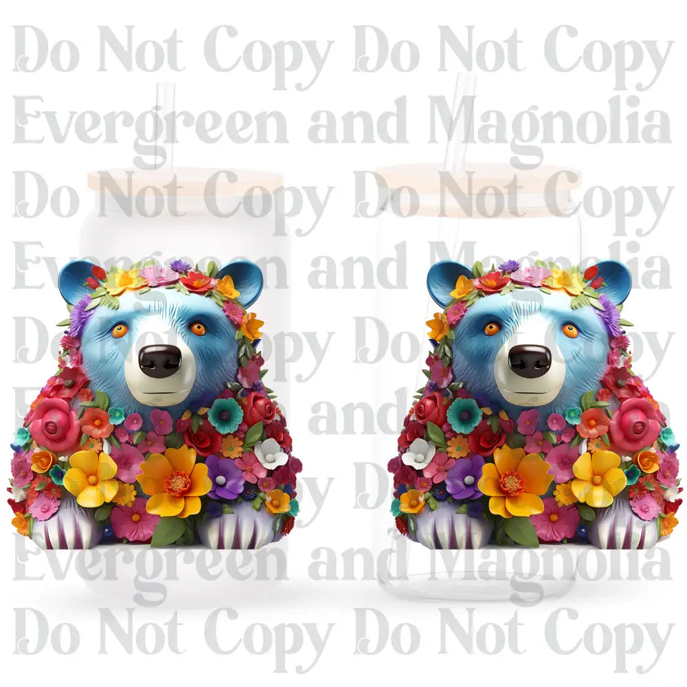 3D Bear Decals