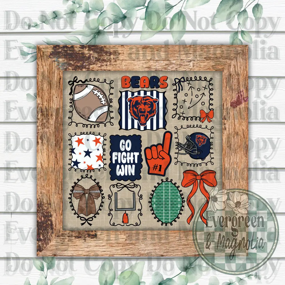 Bears Coquette Frame