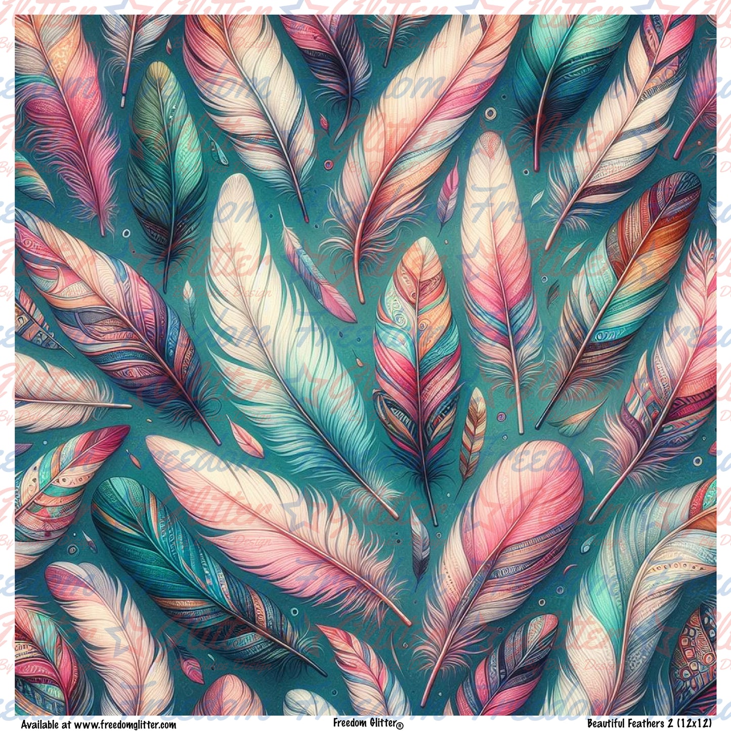 Beautiful Feathers 2 (Printed Vinyl)