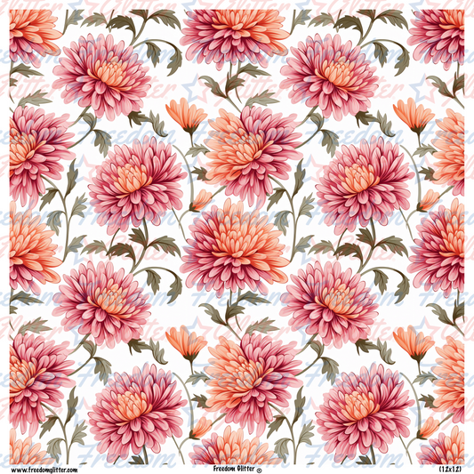 Beautiful Floral 4 (Printed Vinyl)