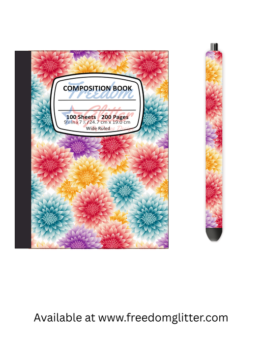 Beautiful Floral 6 Notebook Cover
