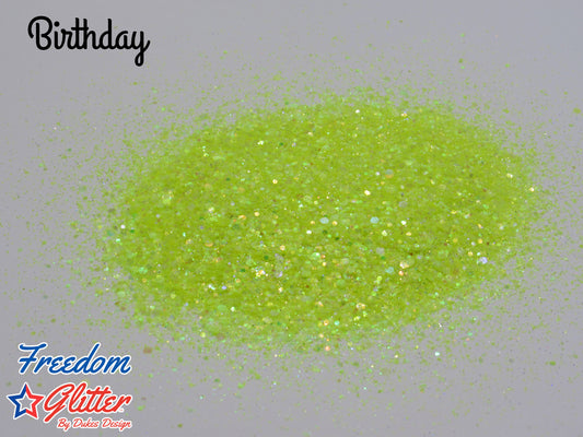 Birthday (Iridescent Glitter)