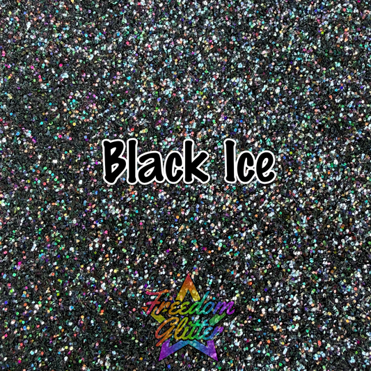 Black Ice (Holographic Glitter)