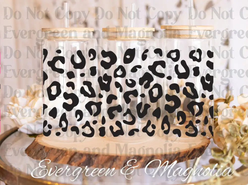 Black Leopard Print