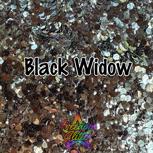 Black Widow (Metallic Glitter)