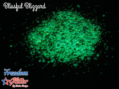 Blissful Blizzard (Glow Glitter)