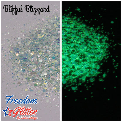 Blissful Blizzard (Glow Glitter)