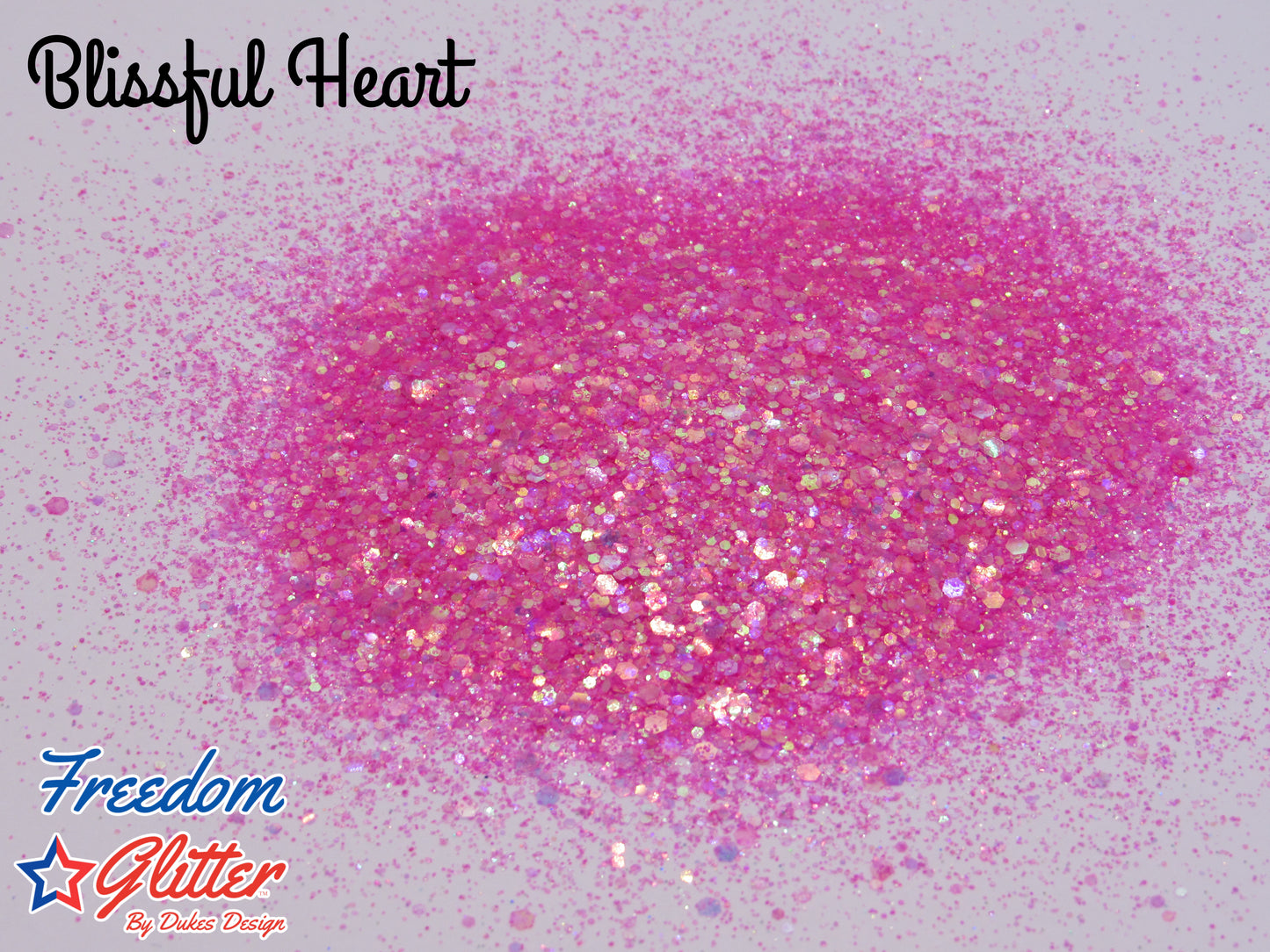 Blissful Heart (Iridescent Glitter)