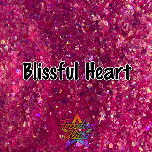 Blissful Heart (Iridescent Glitter)