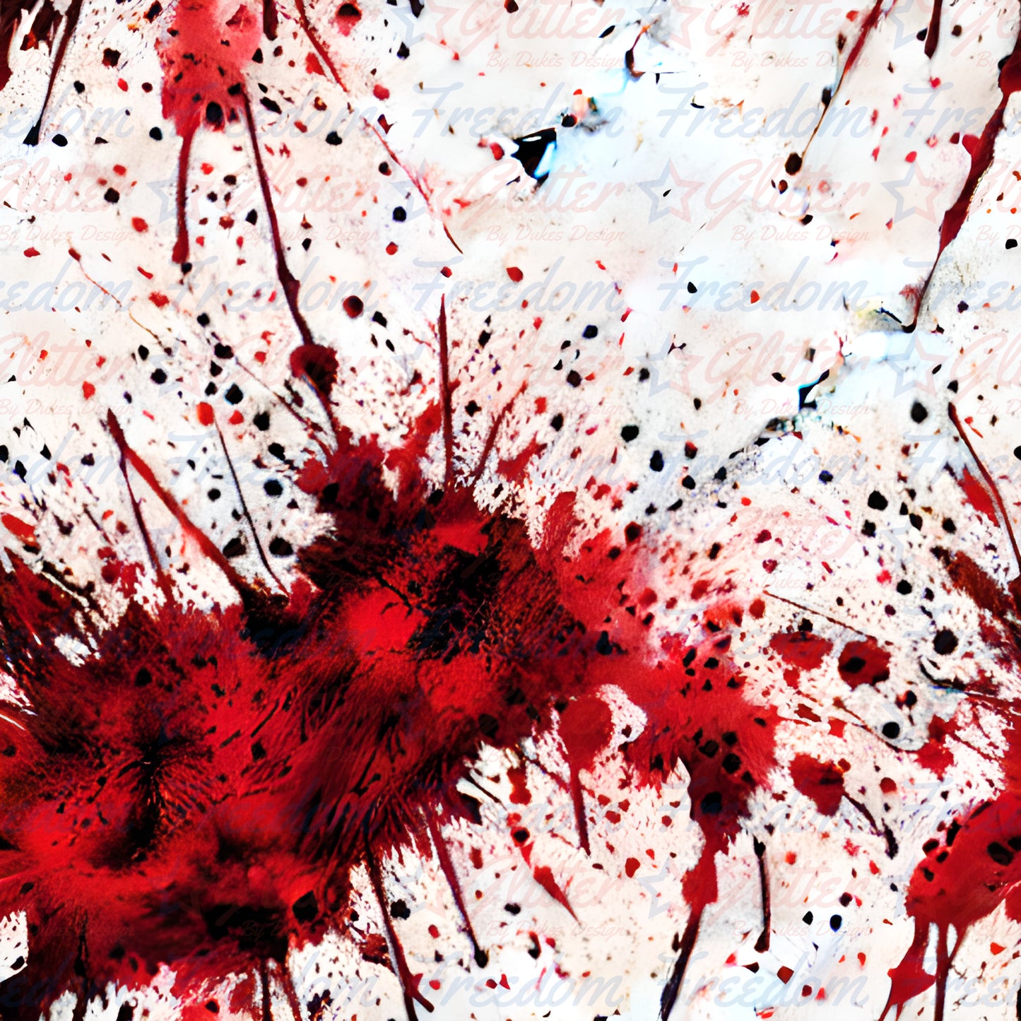 Blood Splatter 2 (Printed Vinyl)