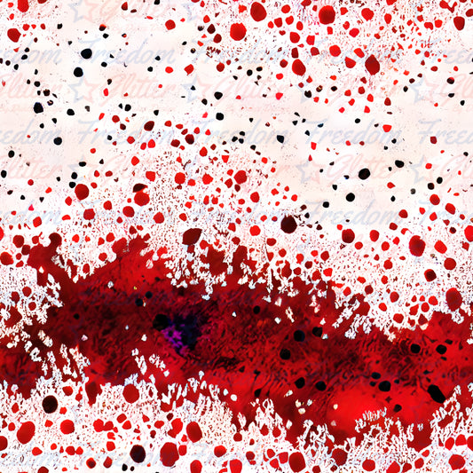 Blood Splatter 4 (Printed Vinyl)