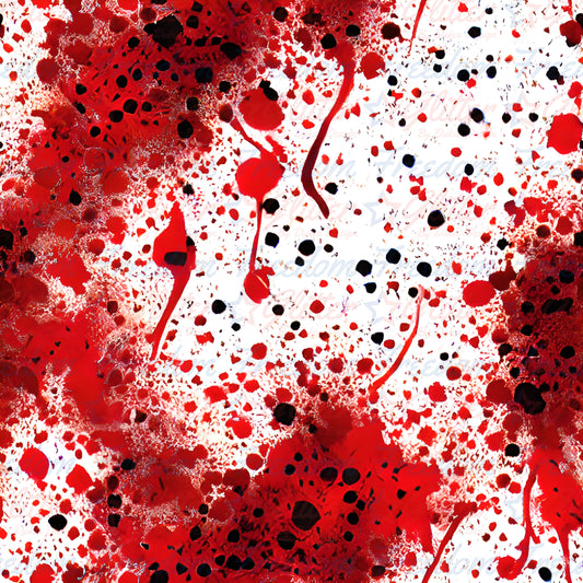 Blood Splatter 5 (Printed Vinyl)