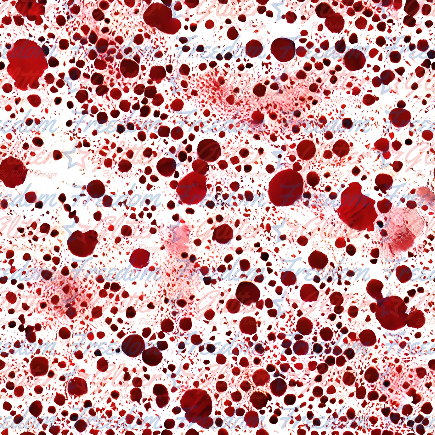 Blood Splatter 6 (Printed Vinyl)