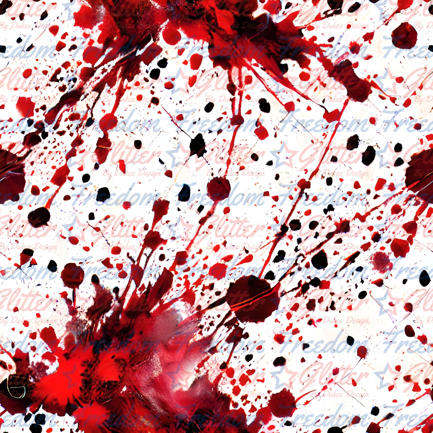 Blood Splatter 7 (Printed Vinyl)