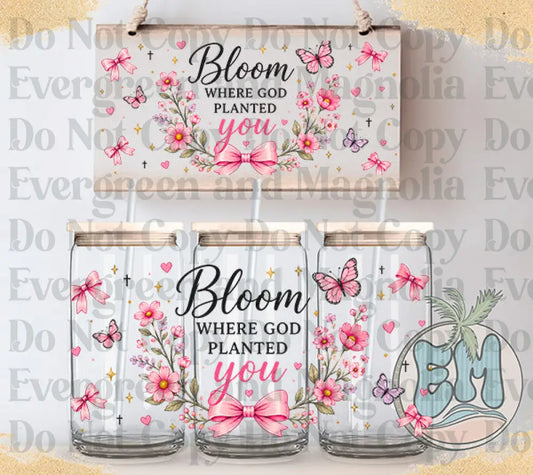 Bloom where God planted you