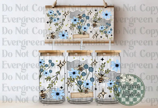Blue Florals