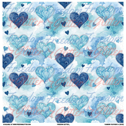 Blue Hearts 1 (Printed Vinyl)