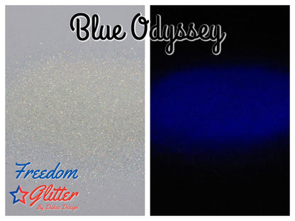 Blue Odyssey (Glow Glitter)