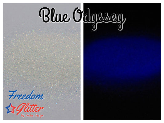 Blue Odyssey (Glow Glitter)