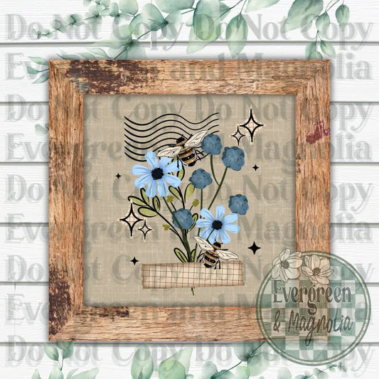 Blue Florals