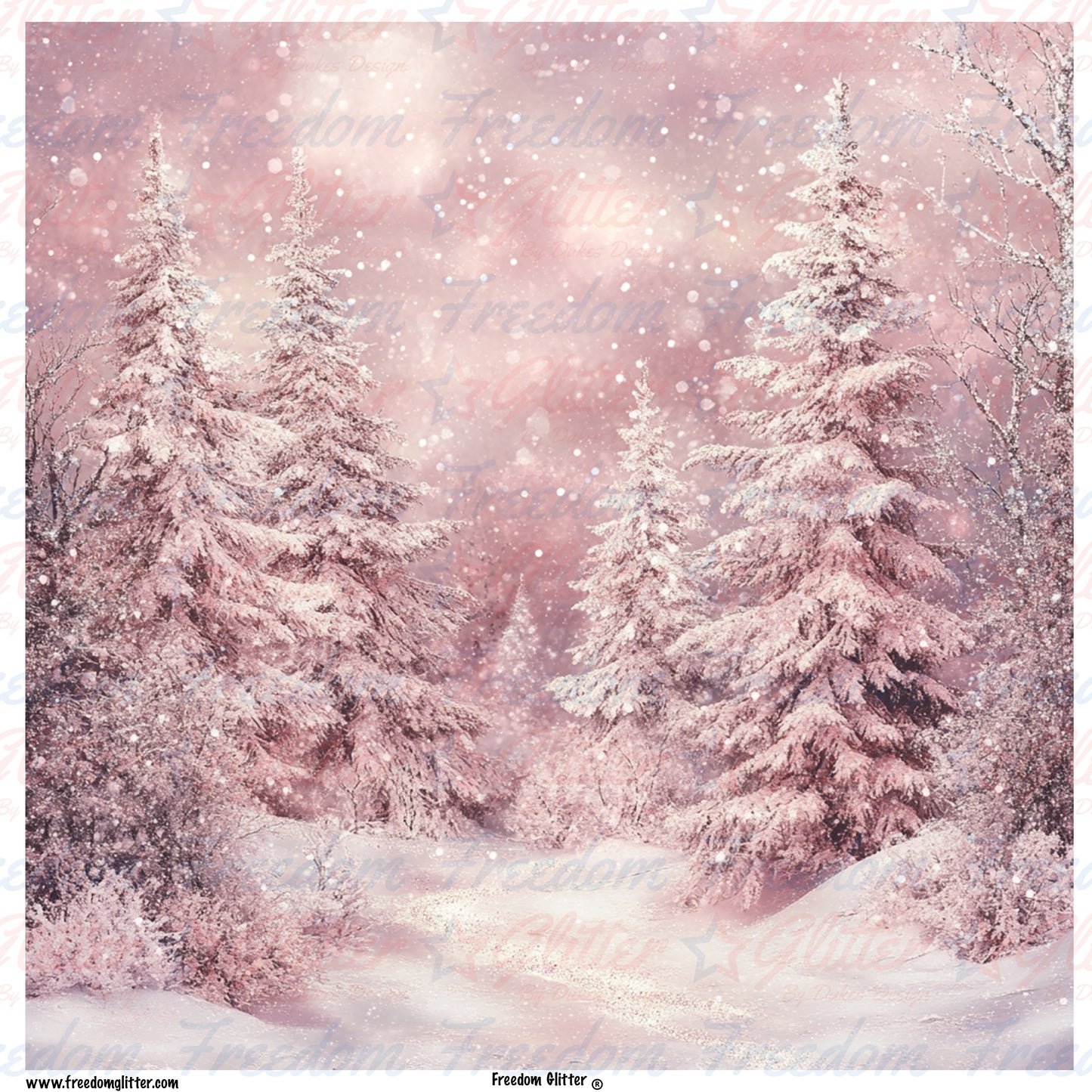 Blush Winter Wonderland 2 (Printed Vinyl)