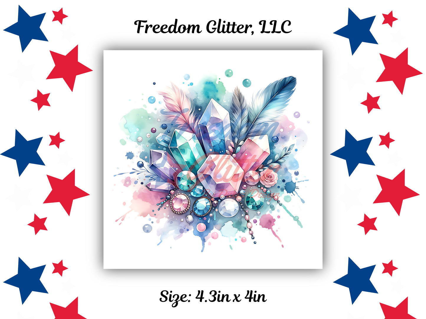 Boho Collection - Beautiful Crystals Decal (UVDTF)