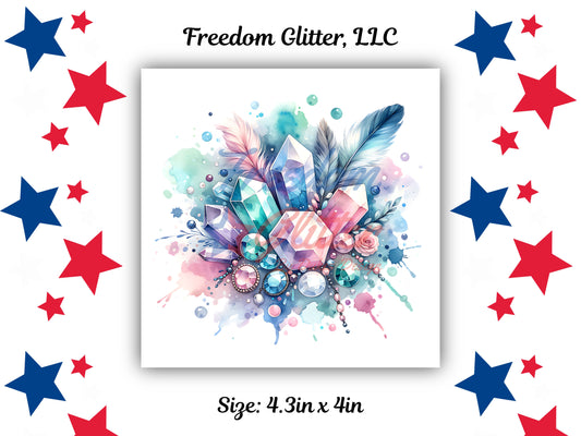 Boho Collection - Beautiful Crystals Decal (UVDTF)