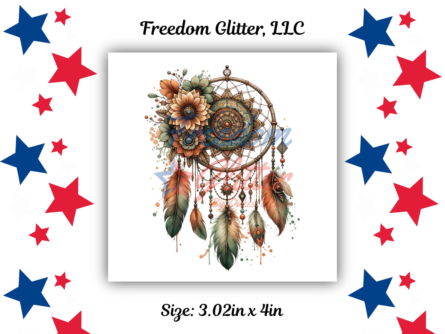 Boho Collection - Dreamcatcher 4 Decal (UVDTF)