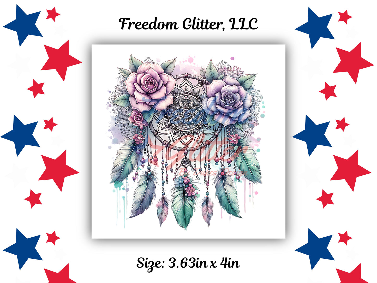 Boho Collection - Dreamcatcher 5 Decal (UVDTF)