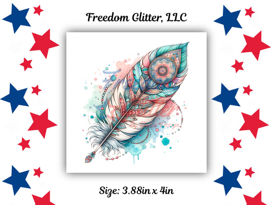 Boho Collection - Feather 1 Decal (UVDTF)