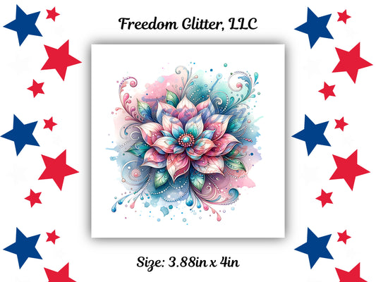 Boho Collection - Flowers 1 Decal (UVDTF)