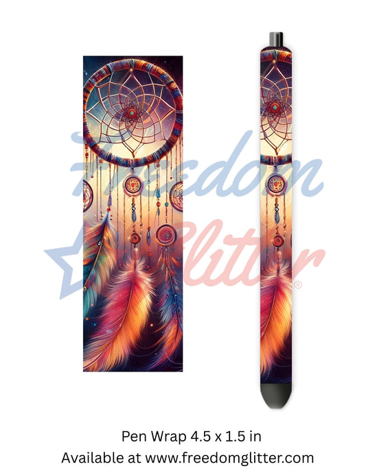 Boho Dreamcatcher & Feathers 1 (Printed Vinyl)