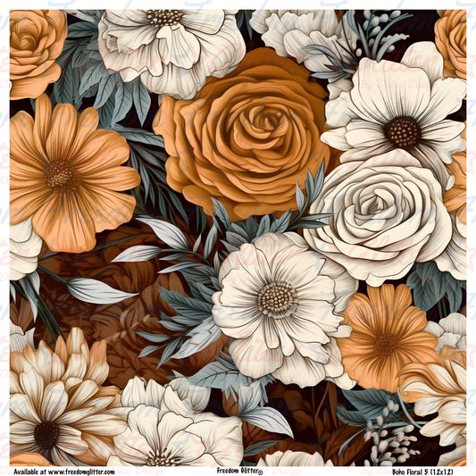 Boho Floral 2 (Printed Vinyl)