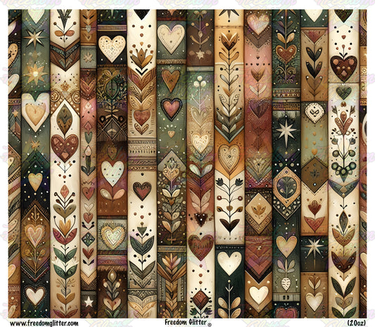 Boho Folk Art (Printed Vinyl)