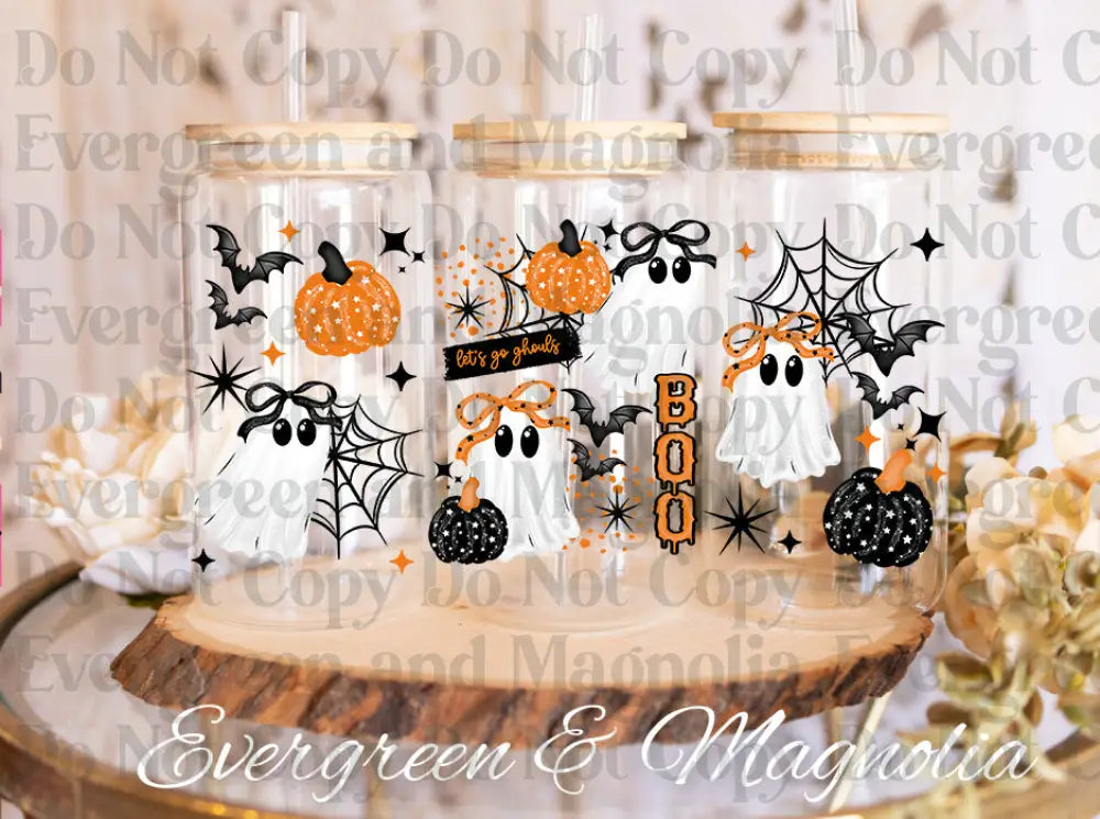 Boo ghosts and bows