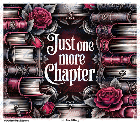 Books Just One More Chapter (Printed Vinyl)