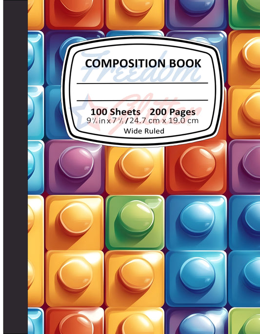 Bricks 1 Notebook Cover