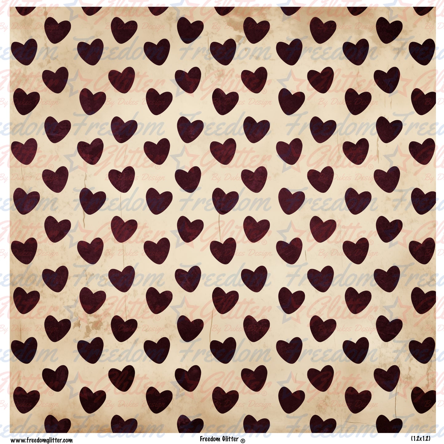 Burgundy 10 (Printed Vinyl)