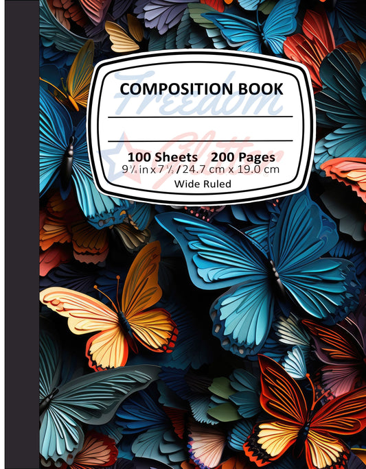 Butterflies 2 Notebook Cover