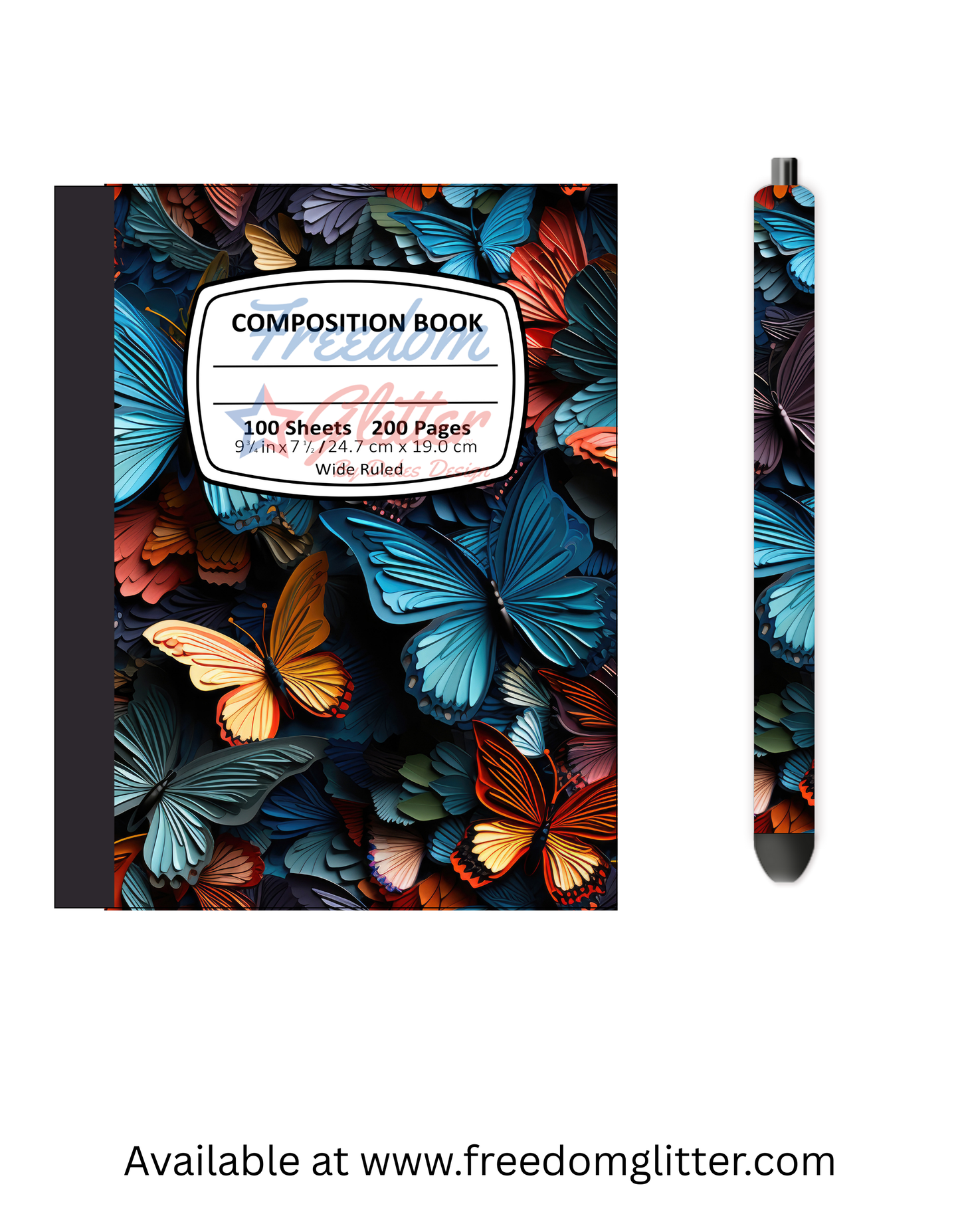 Butterflies 2 Notebook Cover