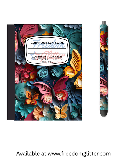 Butterflies 3 Notebook Cover