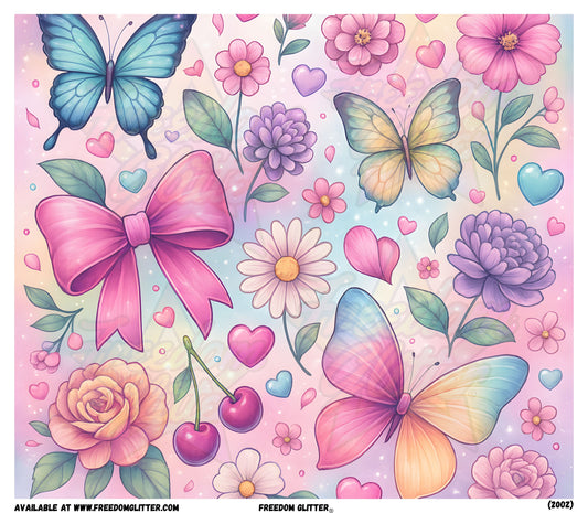 Butterflies & Bows (Printed Vinyl)