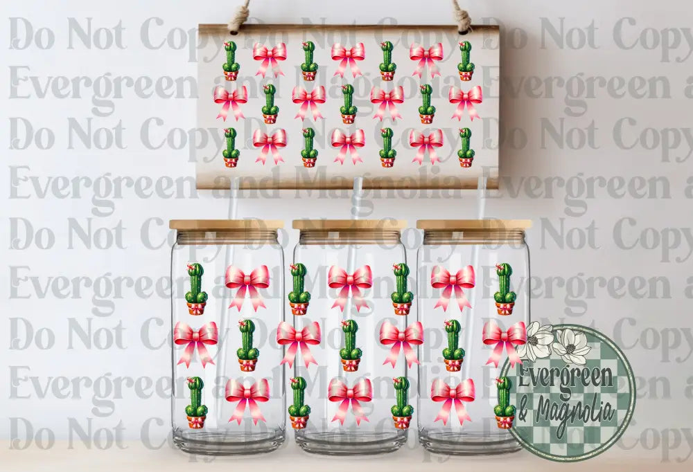 Cactus Richard Bows (Red)