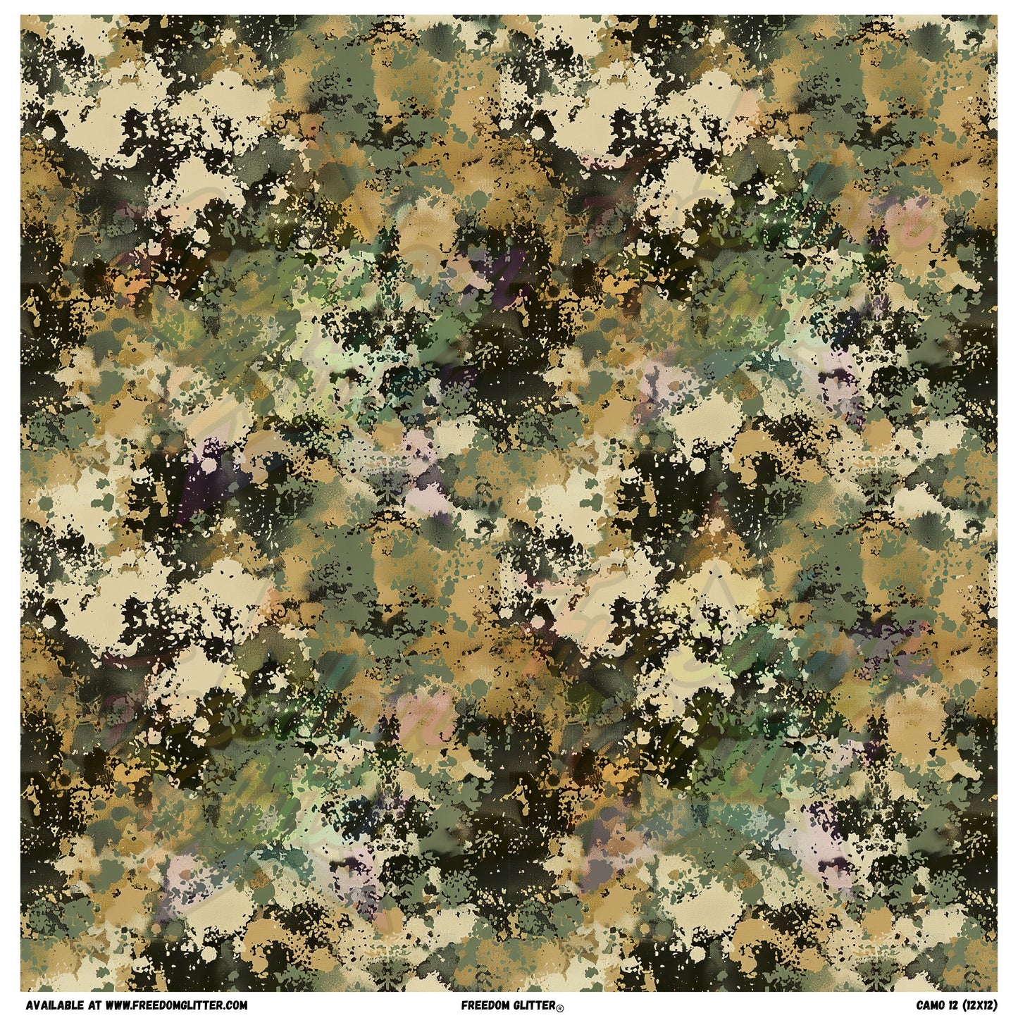 Camo 12 (Printed Vinyl)