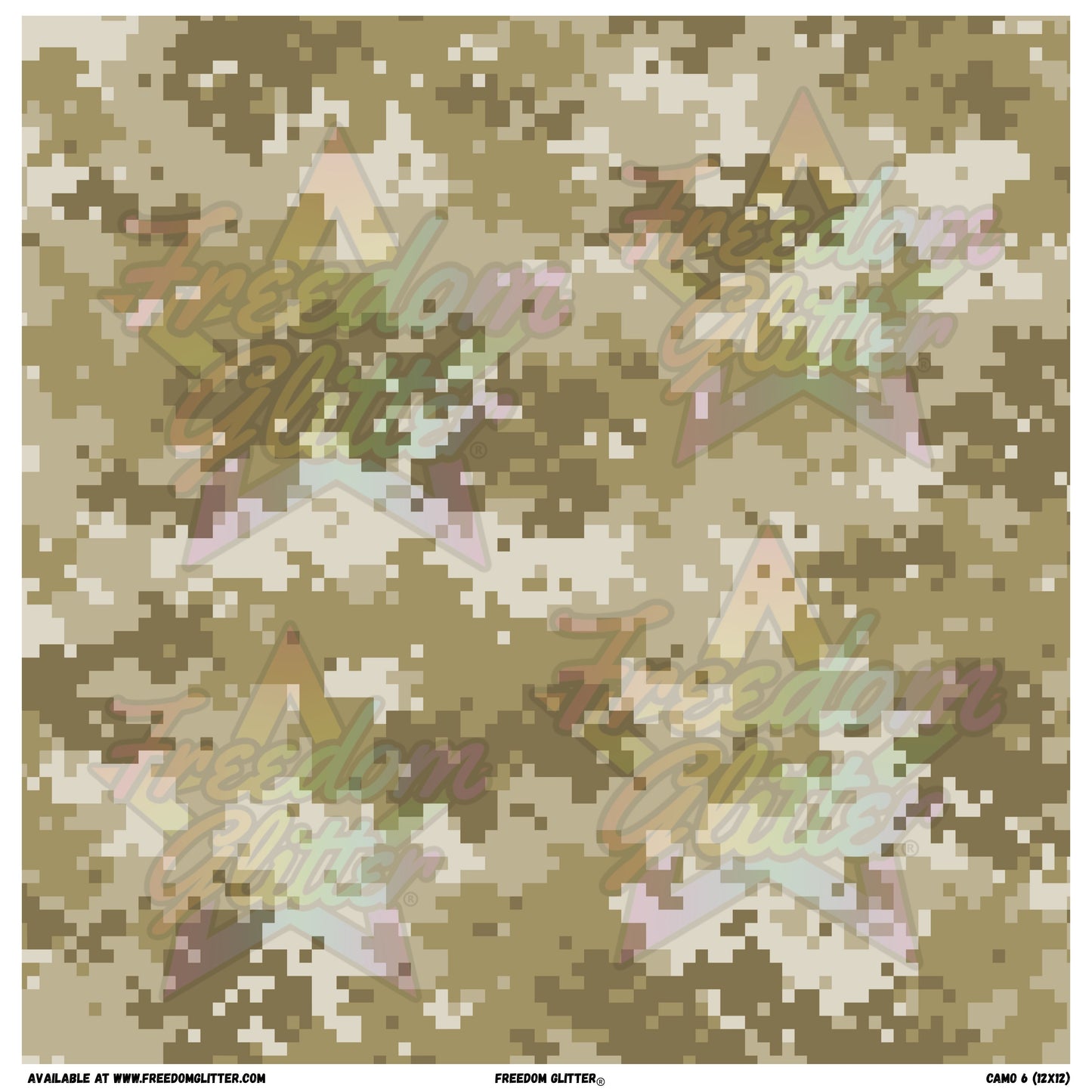 Camo 6 (Printed Vinyl)