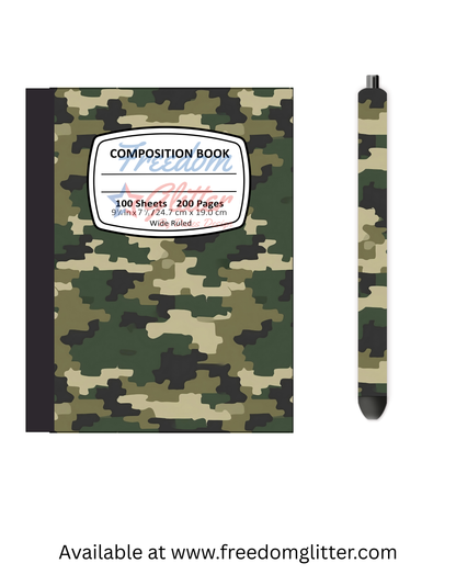 Camo 1 Notebook Cover