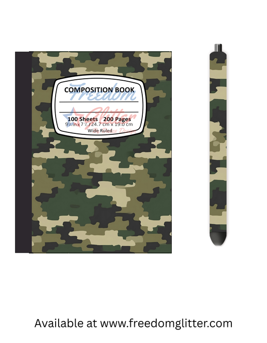 Camo 1 Notebook Cover